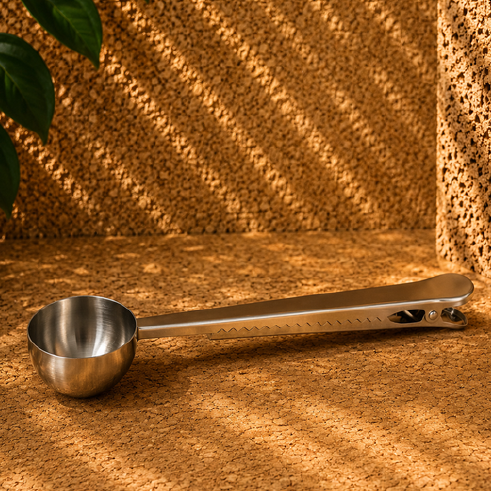 Cuchara pinza para café
