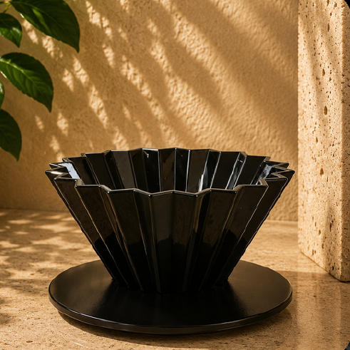 Origami acrílico, 2 tazas